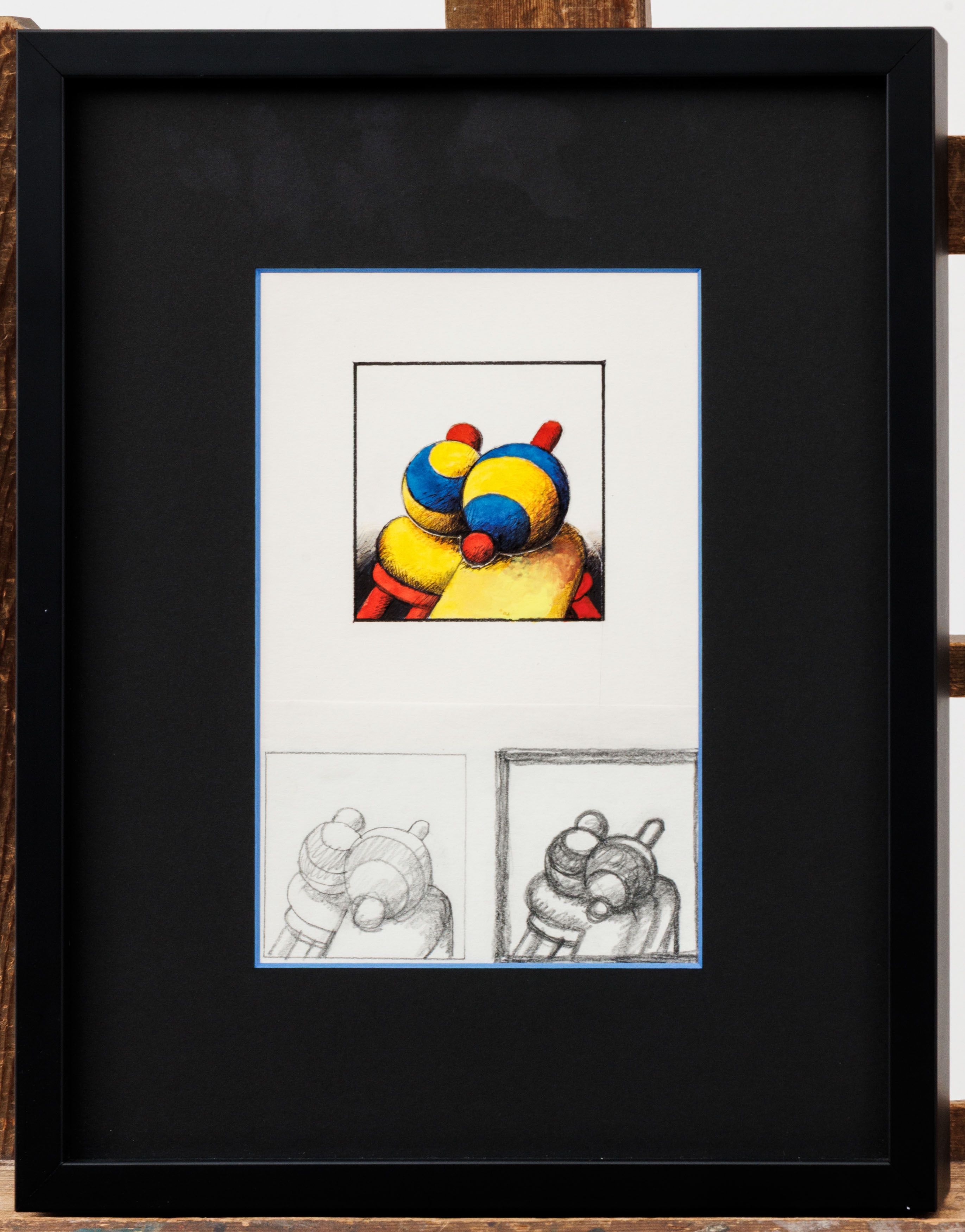 Artwork by Dimitar Mitchy Buyuklijski, Untitled, Made of Pen, Pencil And Ecoline