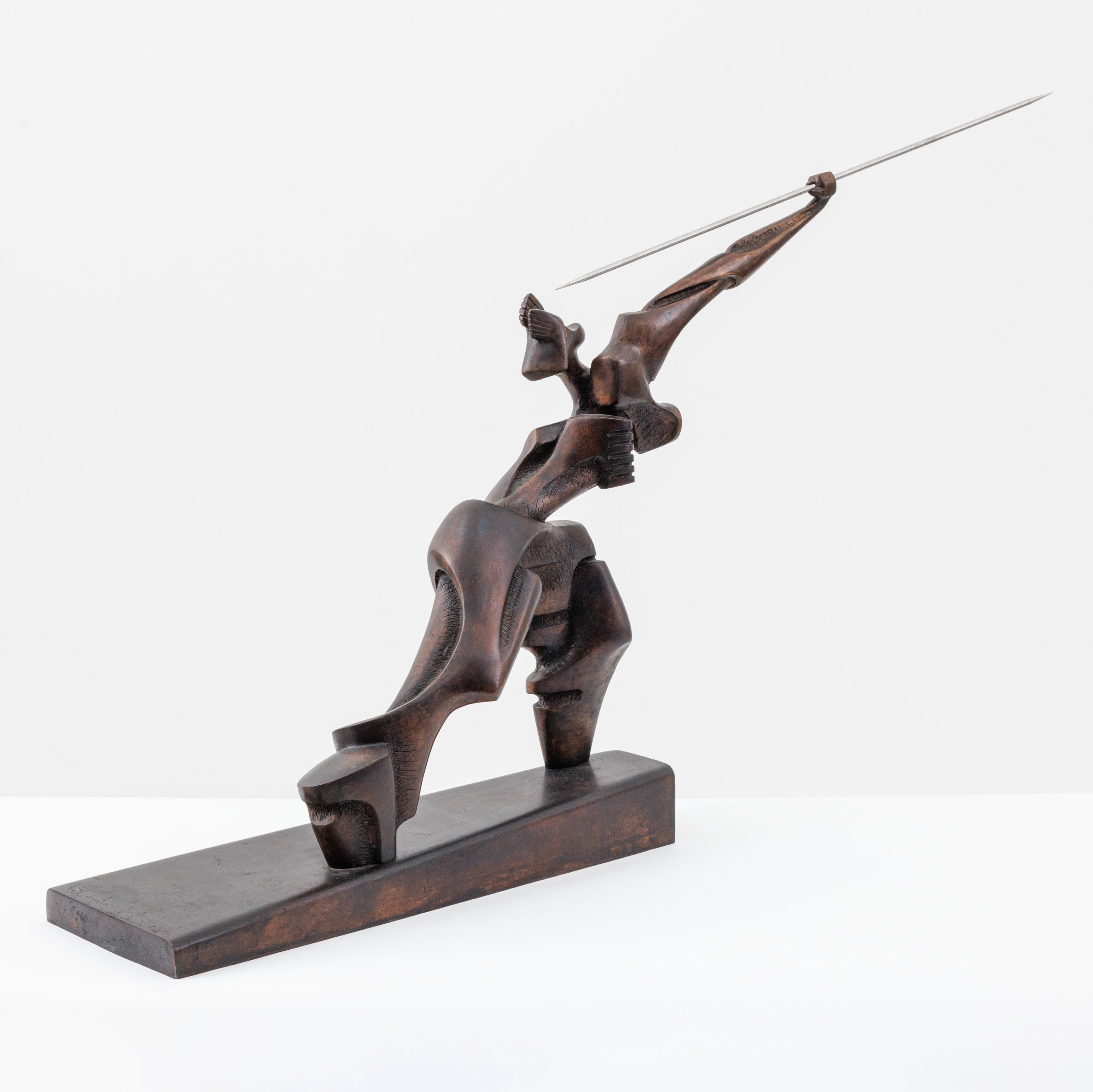 Artwork by Henri Lannoye, Classic vs. Modern, Made of Bronze