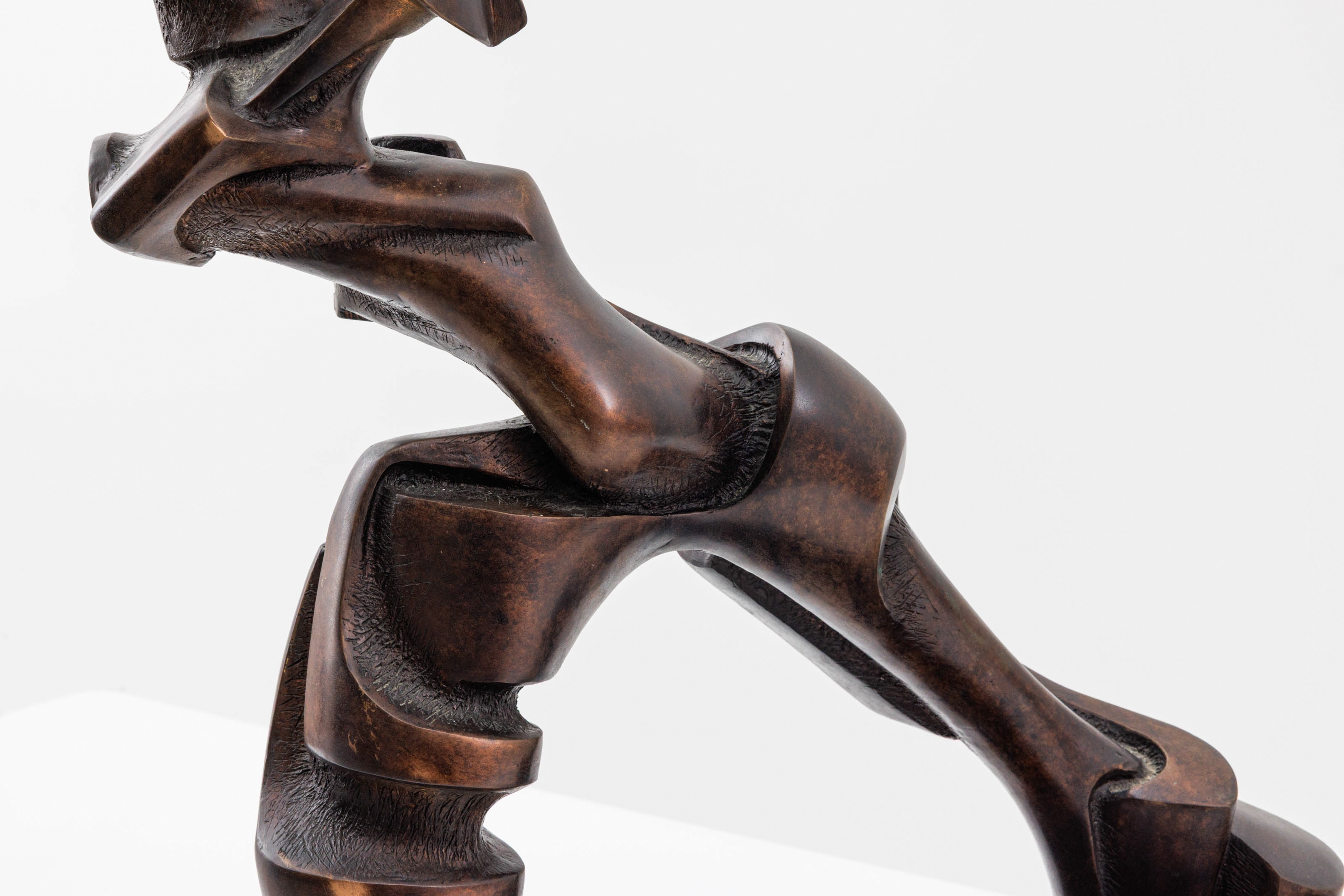 Artwork by Henri Lannoye, Classic vs. Modern, Made of Bronze