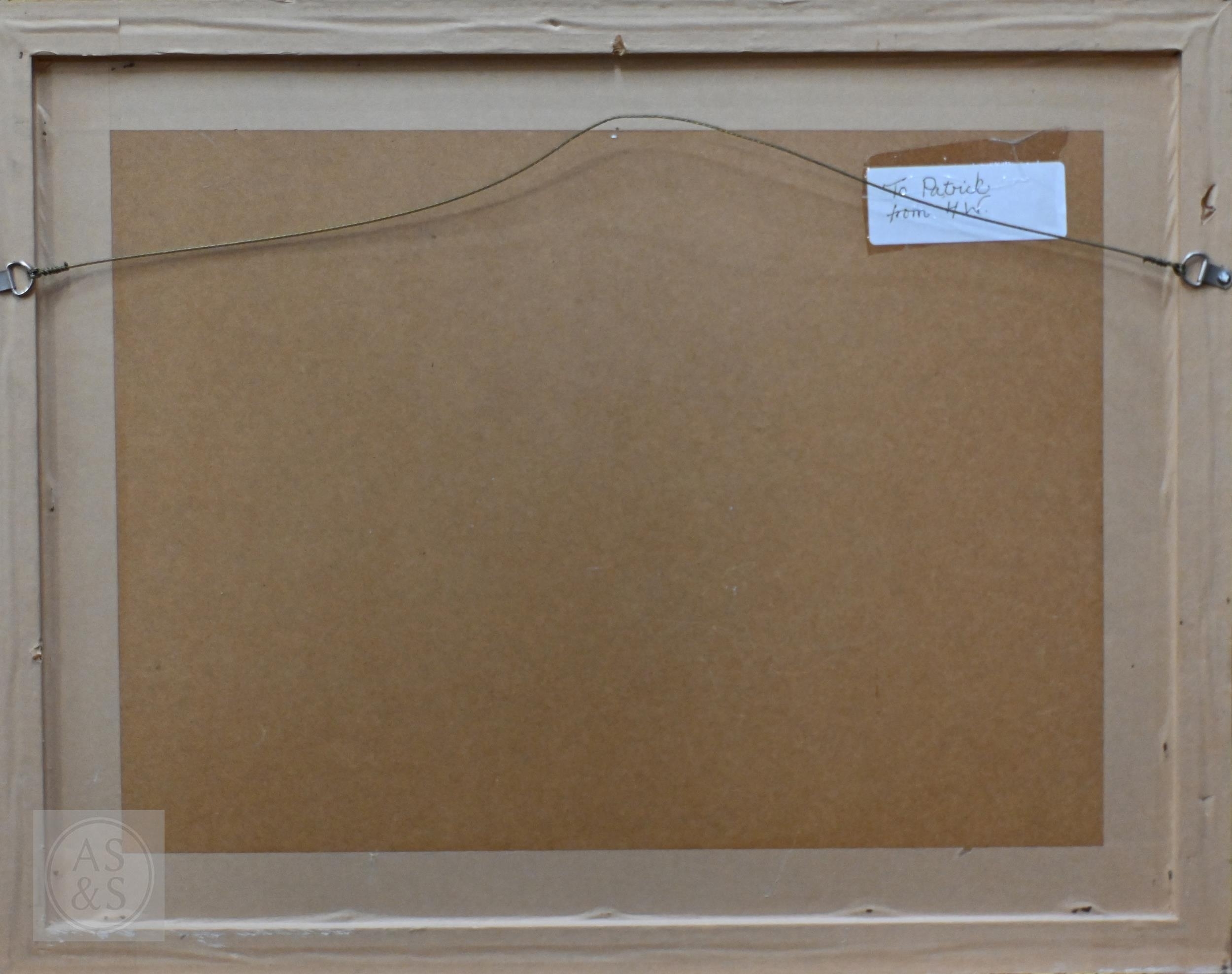 Artwork by Harold Wyllie, HMS Victory at anchor in Portsmouth Harbour, Made of Oil On Board