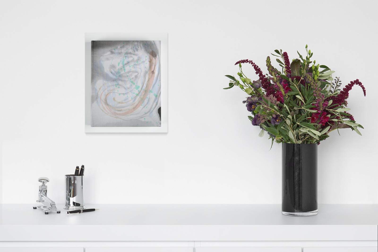 Artwork by Camille Henrot, Mother Tongue, Made of Watercolour On Book Cover