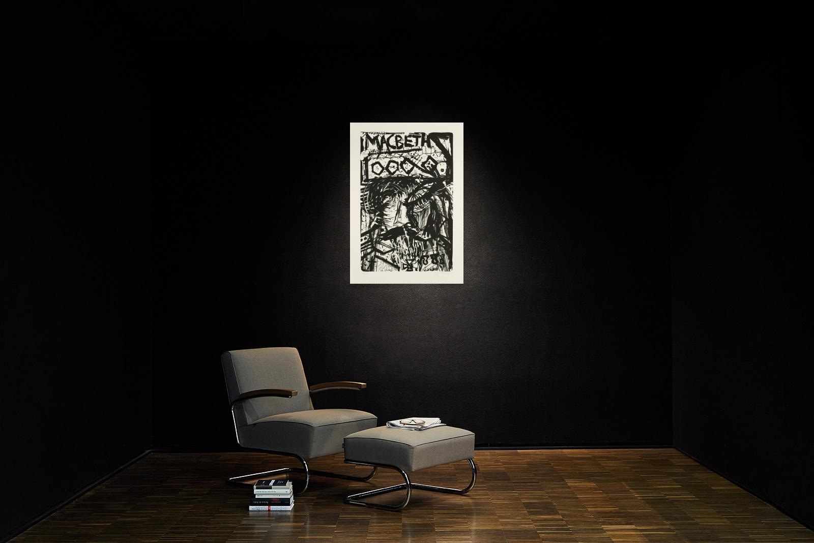 Artwork by Jonathan Meese, Dr. Sorcopp's Babymaul des Planktonahab, Made of Lithograph On Laid Paper