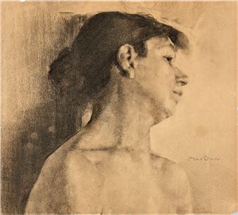 Mädchen (im Profil nach rechts) Picture