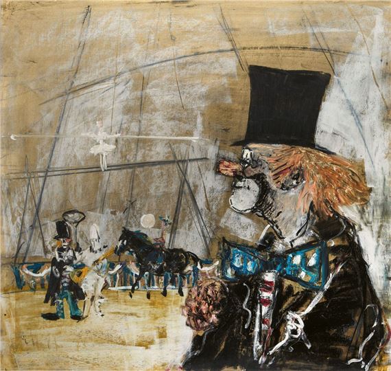 Zirkusszene (Melancholie und Leichtigkeit)