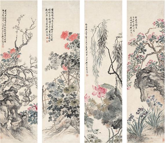 FLOWERS IN FOUR SEASONS