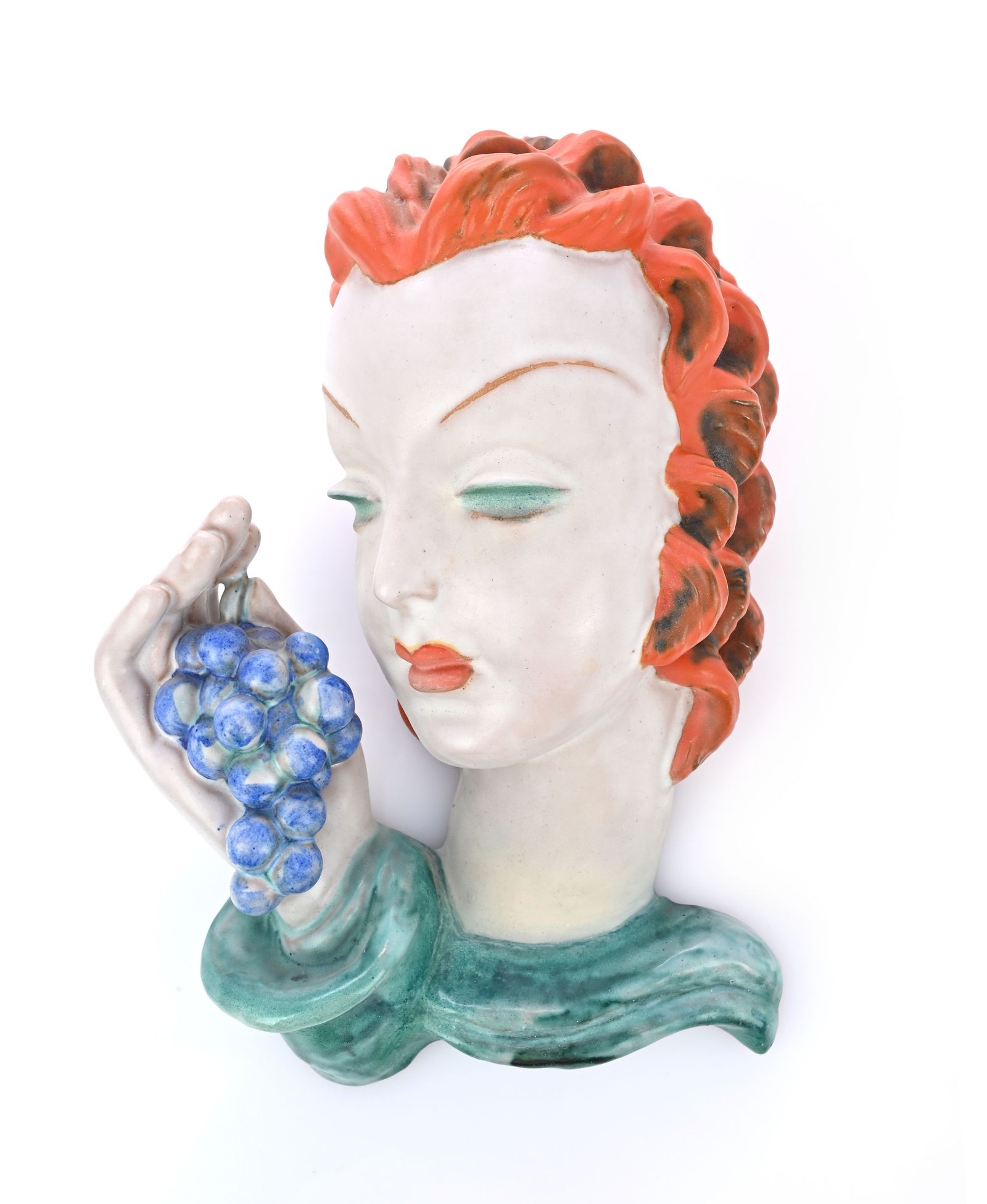 Friedrich Siegfried Goldscheider | Pottery wall mask (1615) | MutualArt