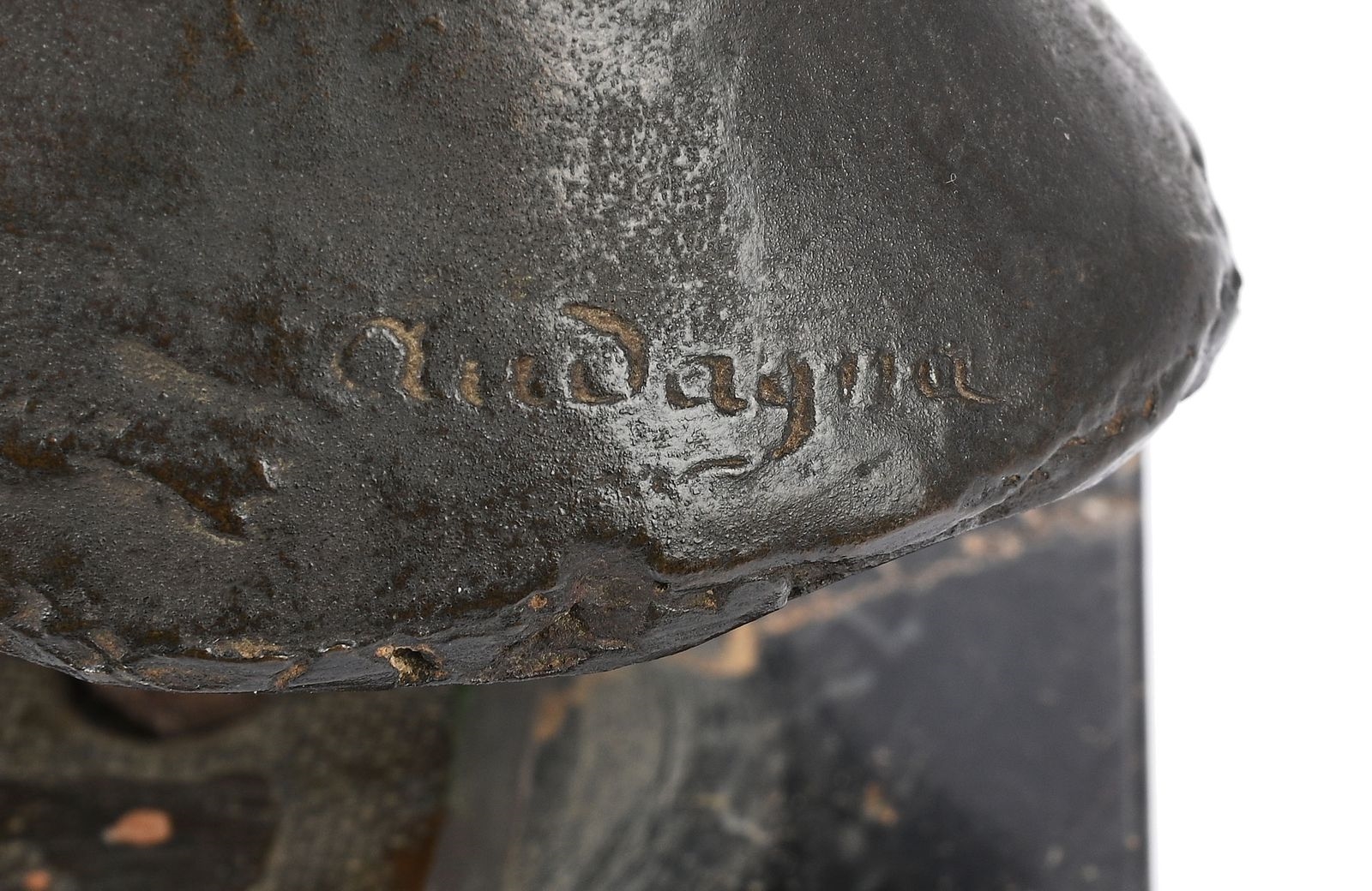Artwork by Virgilio Audagna, Portrait Bust of a Young Boy, Made of Bronze