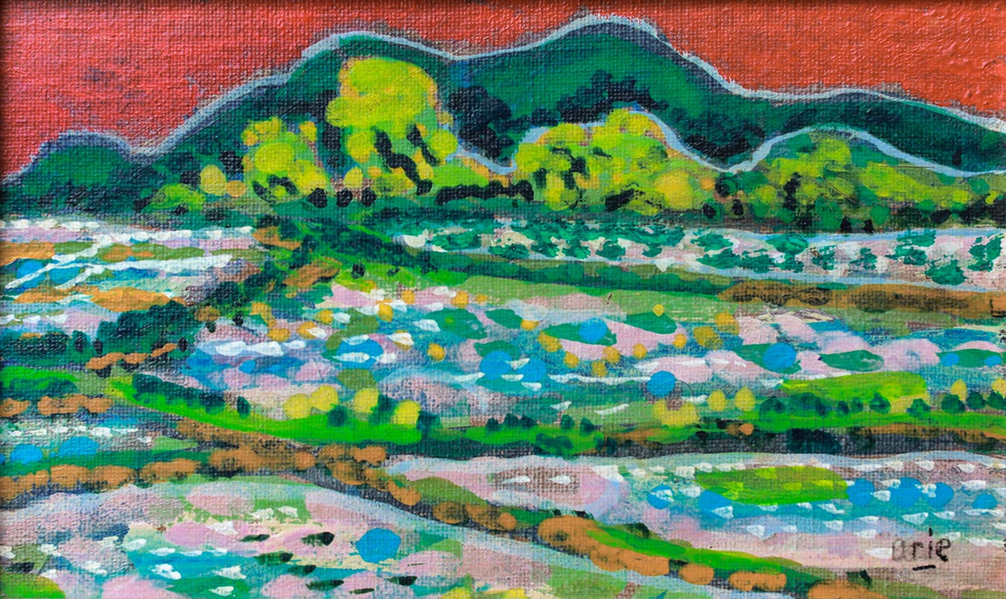 Arie Smit | Rice Fields in Bali (1993) | MutualArt