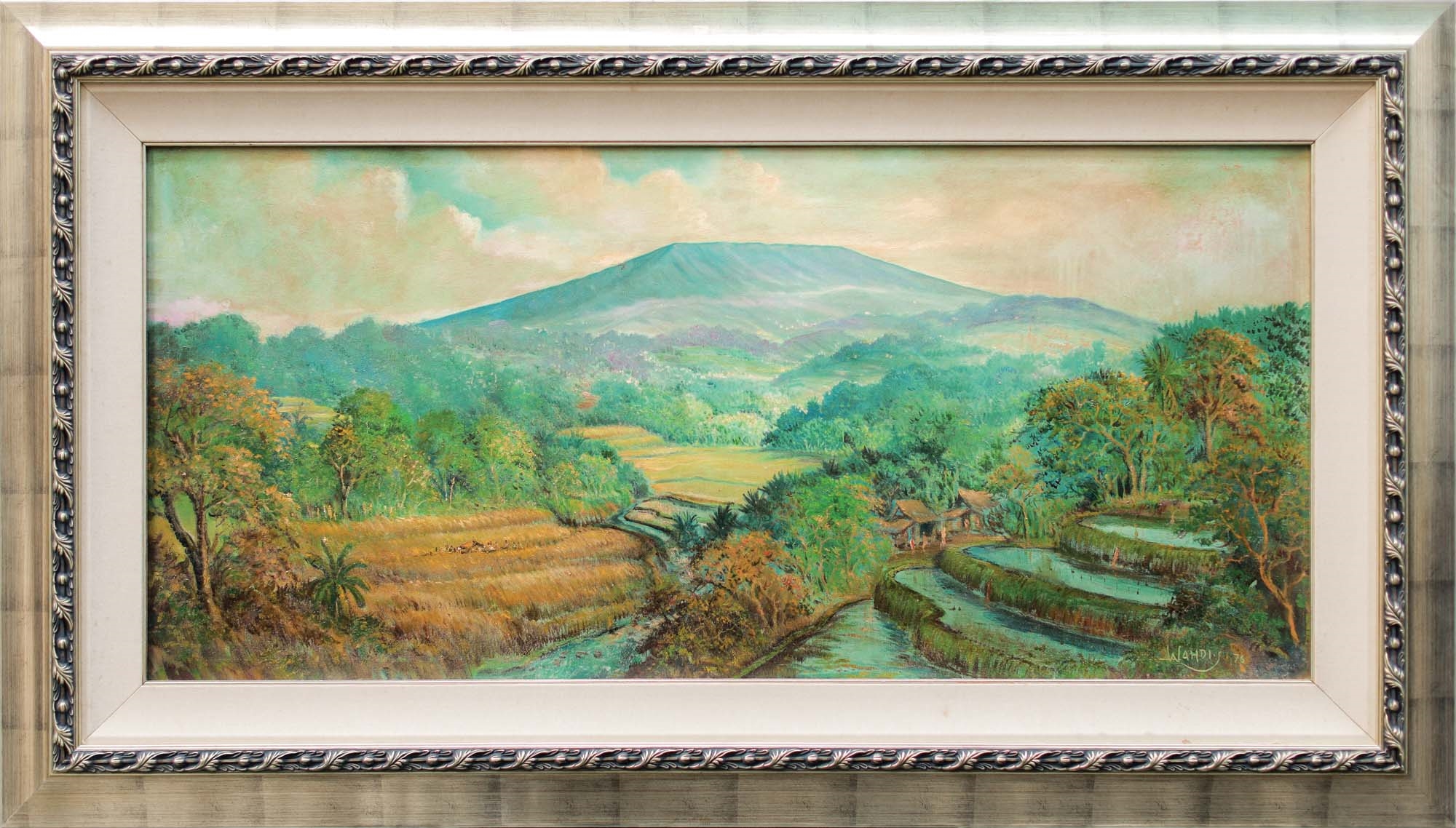 Artwork by Wahdi Sumanta, Landscape, Made of Oil On Canvas