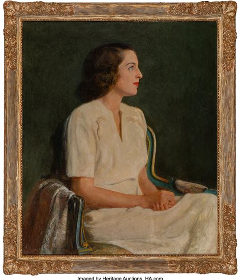 Portrait of a Harriet C. Herter - Albert Herter