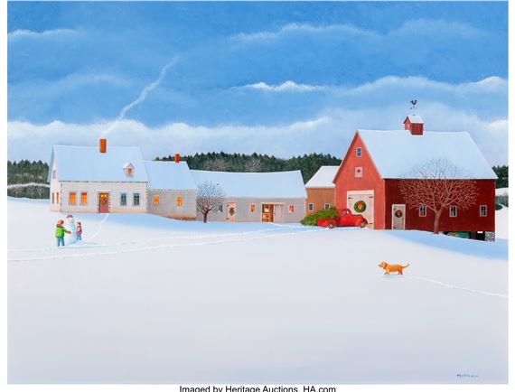 Comfort and Joy, Christmas card illustration - Marieluise Hutchinson