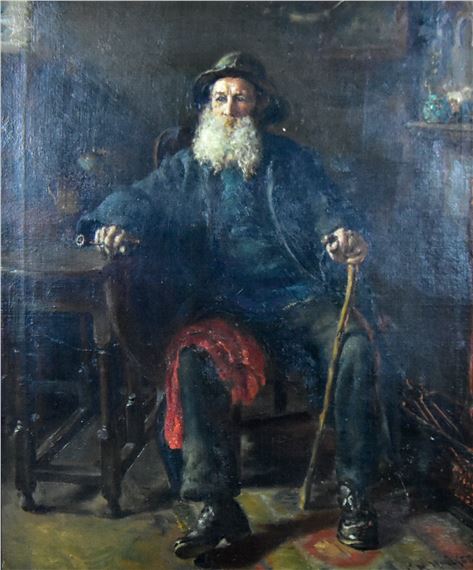 Jarvey an old Widecombe character - Charles Martin Hodges