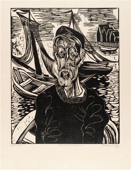 Fischer Rickmer Holtmann by Conrad Felixmüller, (19)24