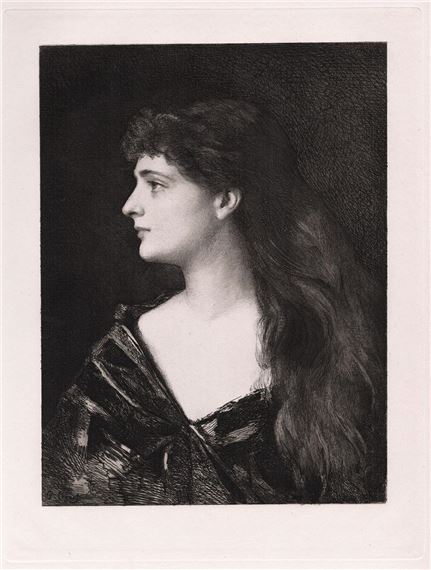 Une Creole by Jean-Jacques Henner, 1888