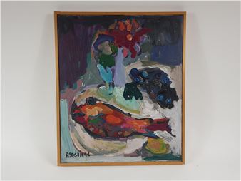 Nature morte au poisson - Adrien Seguin