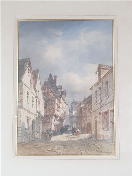 Ruelle de Traben-Trarbach by Pierre Justin Ouvrié, 1806-1879