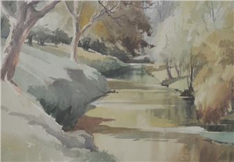 River at Pietermaritzburg - Rowena Bush