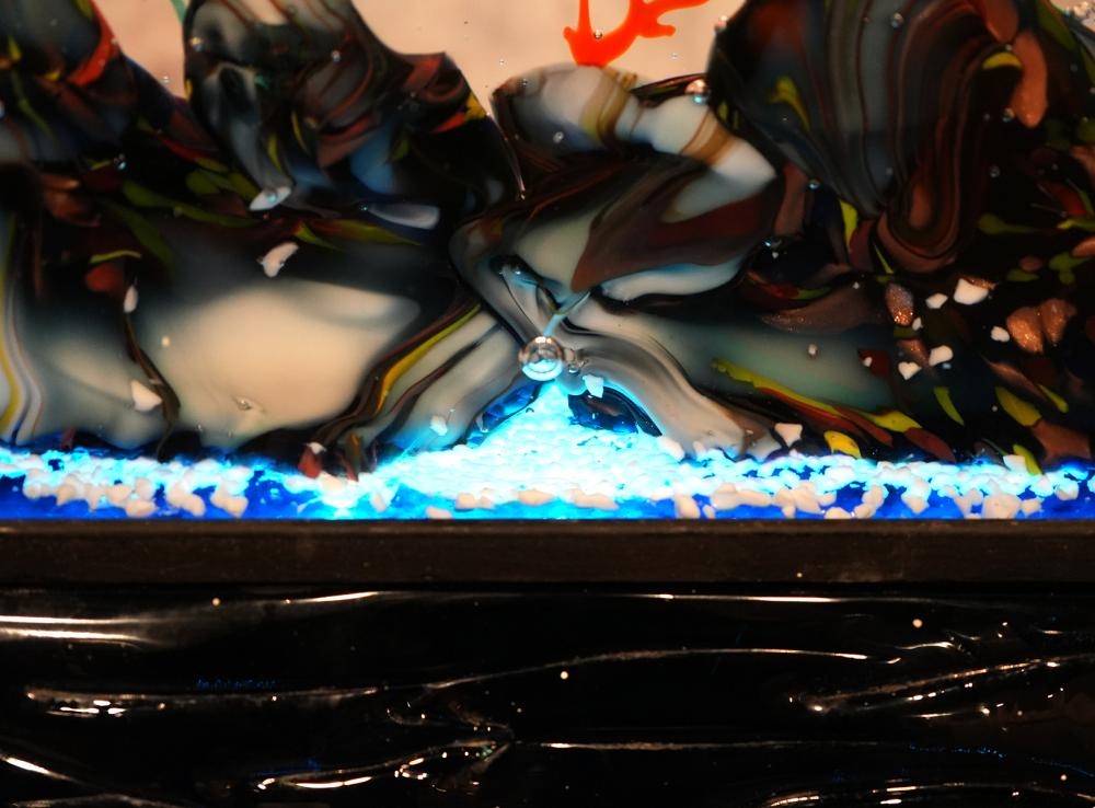 Elio Raffaeli | Large Elio Raffaelli Murano Art Glass Aquarium | MutualArt