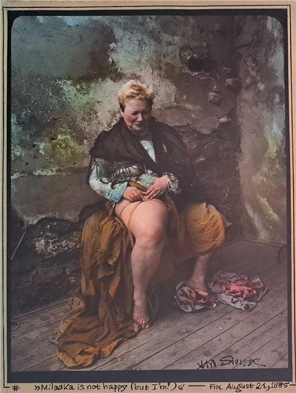 Jan Saudek | Night visit (90) | MutualArt