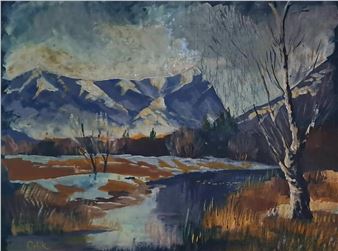 Horská krajina - Emil Orlik