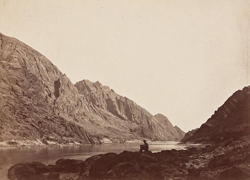 Artwork by Timothy H. O'Sullivan, Iceberg Canon, Colorado River, Looking Above, Made of Albumen Print