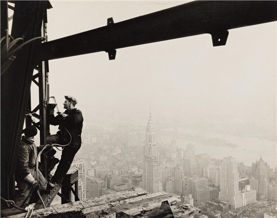 Welders on the Empire State Building by Lewis Hine, circa 1930