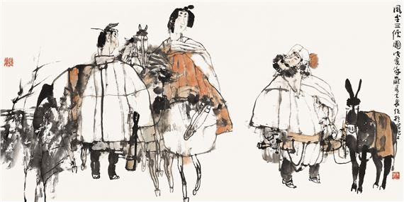 Shi Dawei | THREE HEROES (1998) | MutualArt