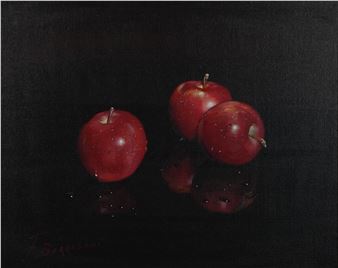 Still life apples - F. Barrasani