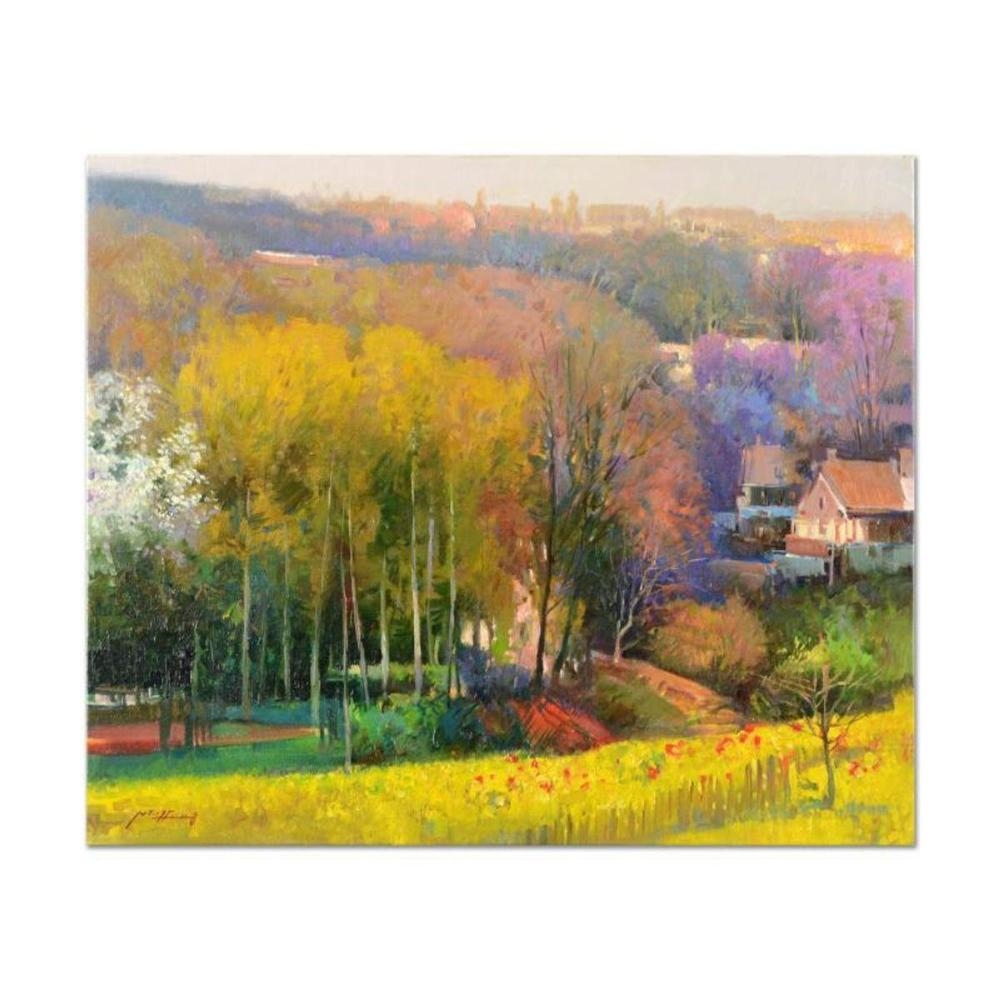 Artwork by Ming Feng, Golden Valley, Made of Oil On Canvas
