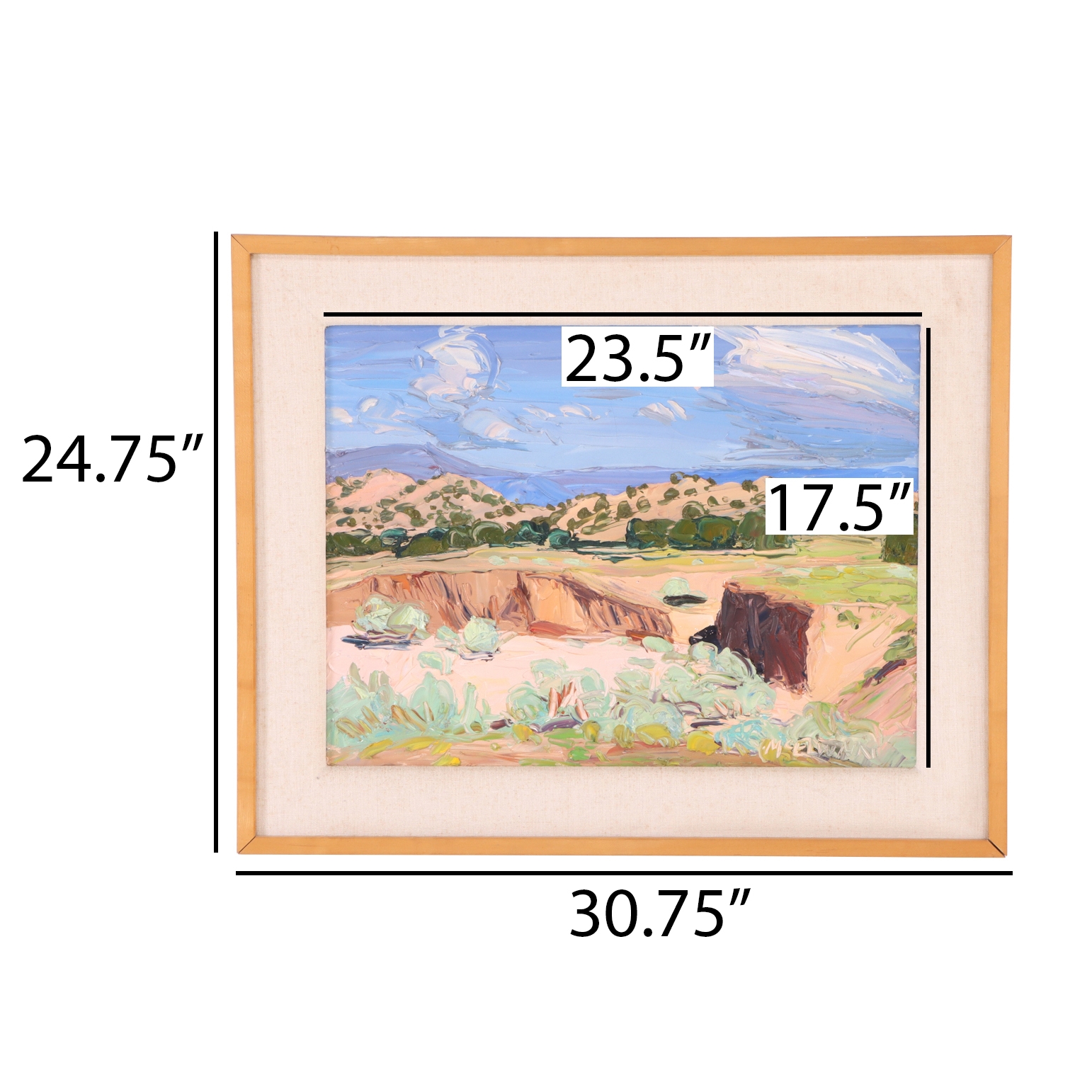 Artwork by Louisa McElwain, Tierra Madre Study, Right, Made of Oil On Canvas