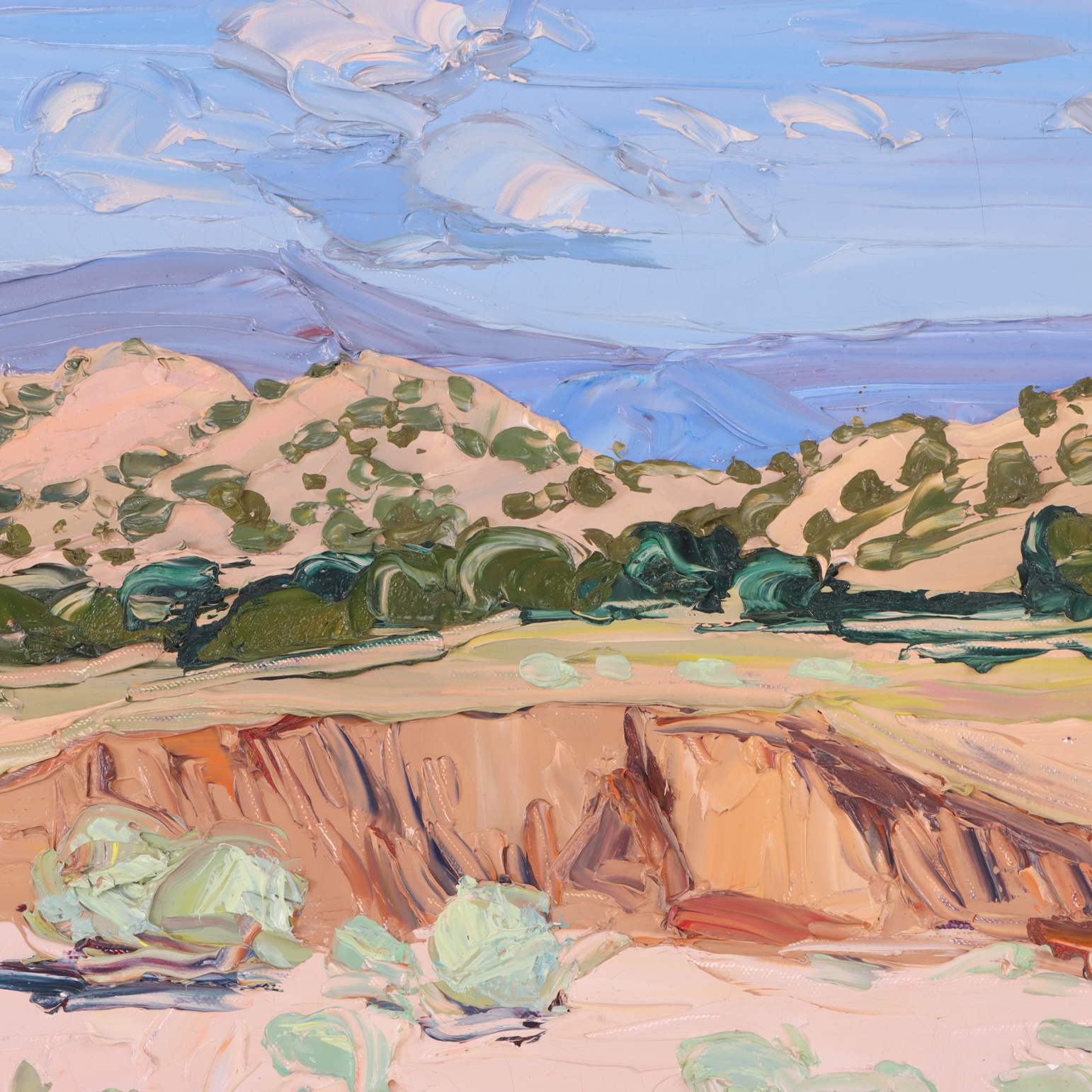 Artwork by Louisa McElwain, Tierra Madre Study, Right, Made of Oil On Canvas