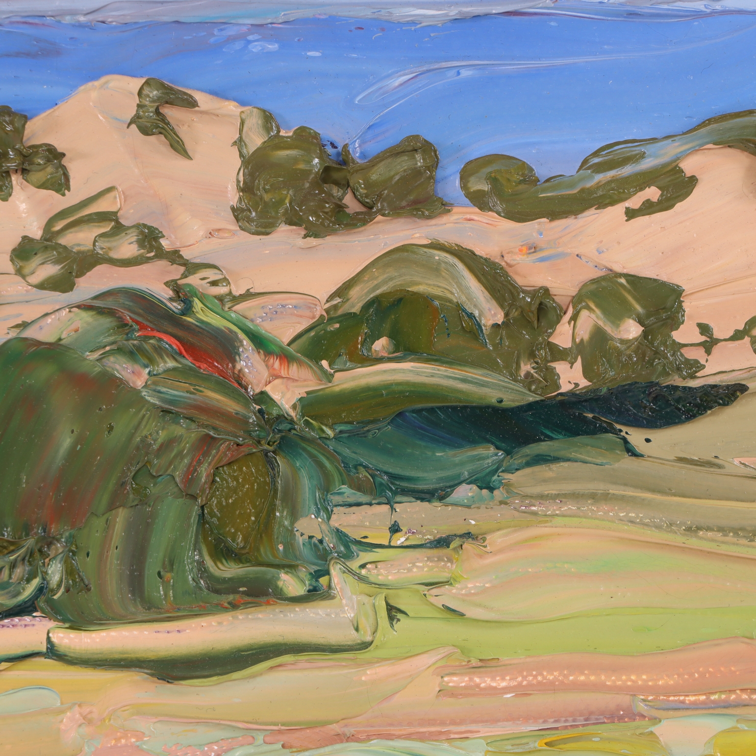 Artwork by Louisa McElwain, Tierra Madre Study, Right, Made of Oil On Canvas