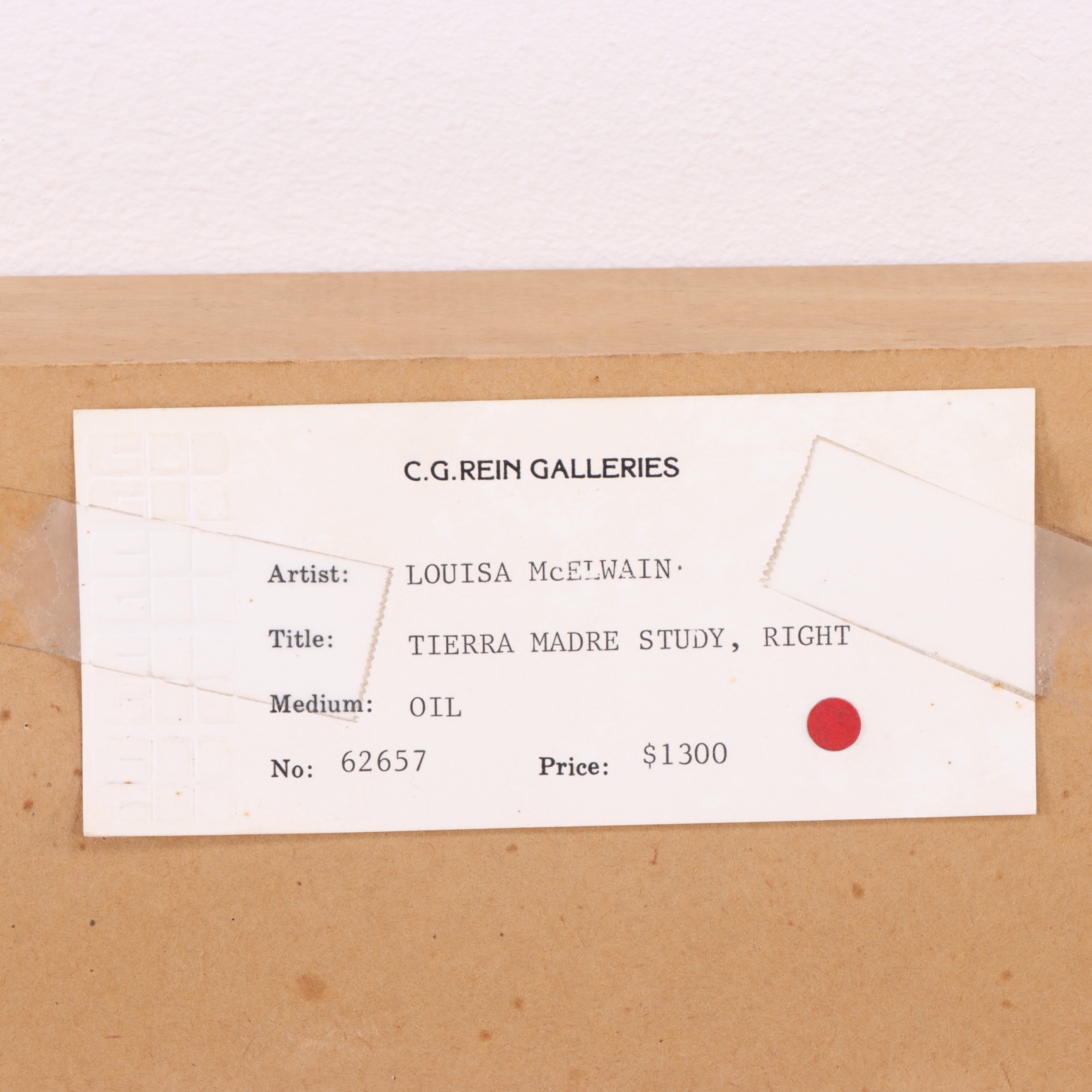 Artwork by Louisa McElwain, Tierra Madre Study, Right, Made of Oil On Canvas