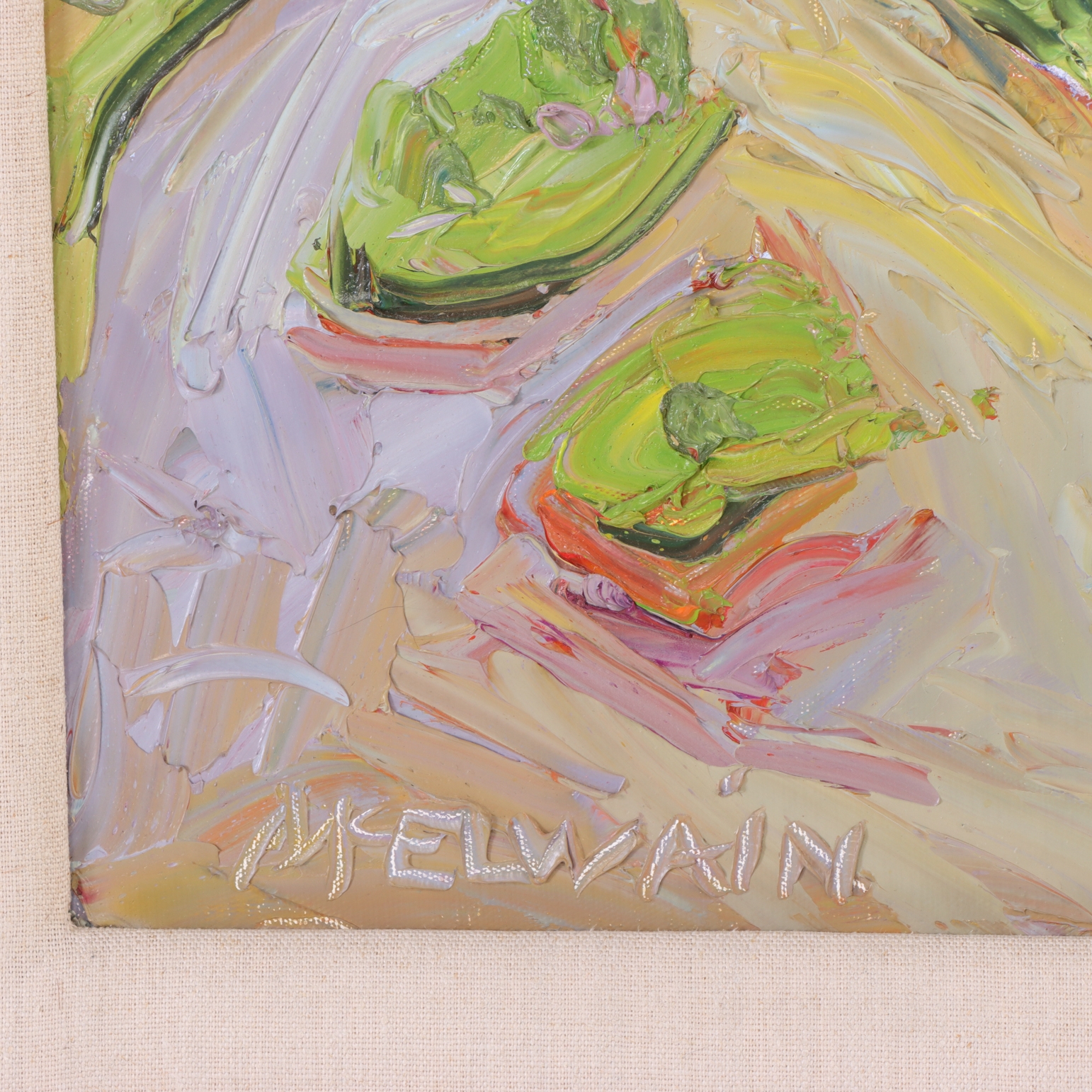 Artwork by Louisa McElwain, Chama River & Abiquiu Red Hlls, Made of Oil On Canvas