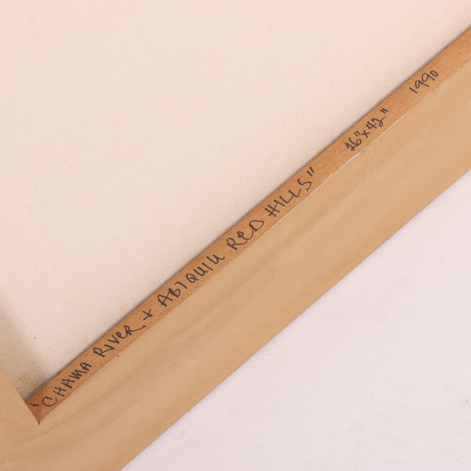 Artwork by Louisa McElwain, Chama River & Abiquiu Red Hlls, Made of Oil On Canvas