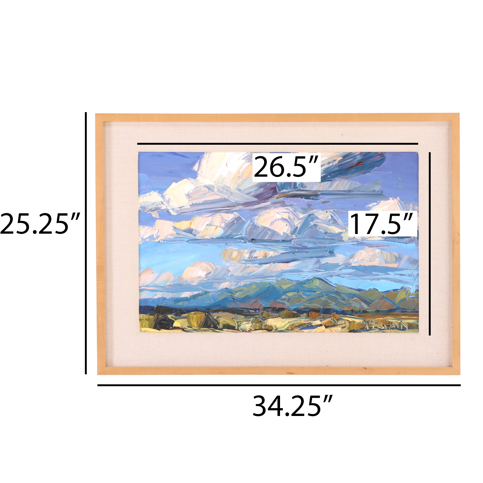 Artwork by Louisa McElwain, Sangres, Late Afternoon, Made of Oil On Canvas