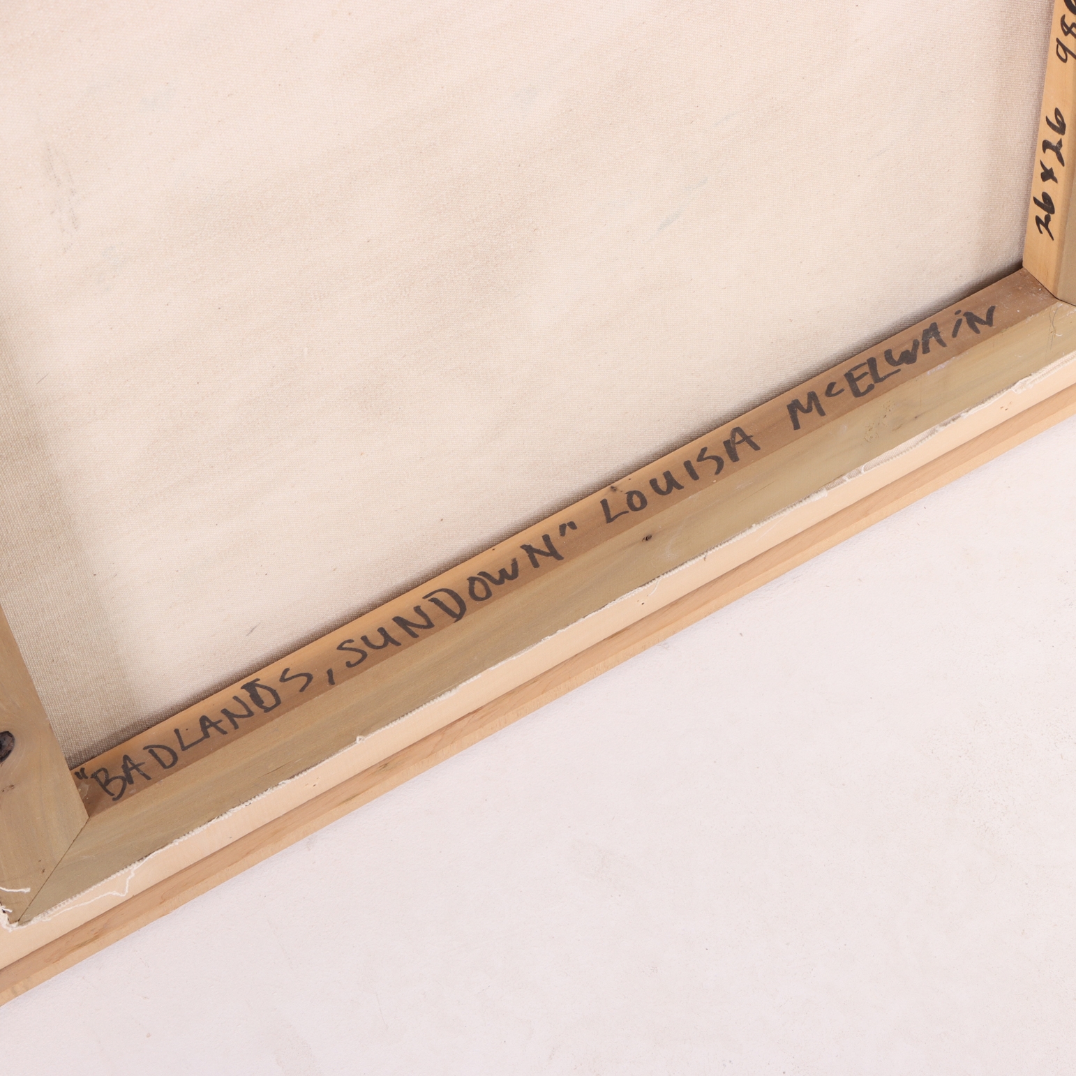 Artwork by Louisa McElwain, Badlands, Sundown, Made of Oil On Canvas