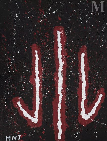 Kangaroo Track by Michael Nelson Tjakamarra, 2000