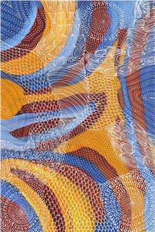 Freda Price Pitjara作 アボリジニアート Freda Price Pitjara作 アボリジニアート Freda Price Pitjara
