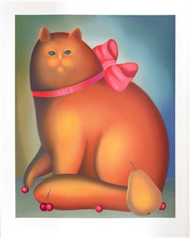 Cat with a Bow - Igor Galanin