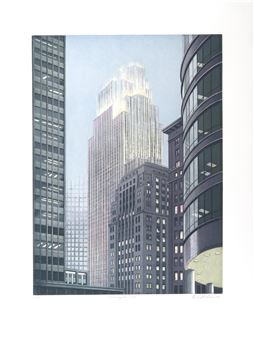 Minneapolis Dusk - Richard Haas