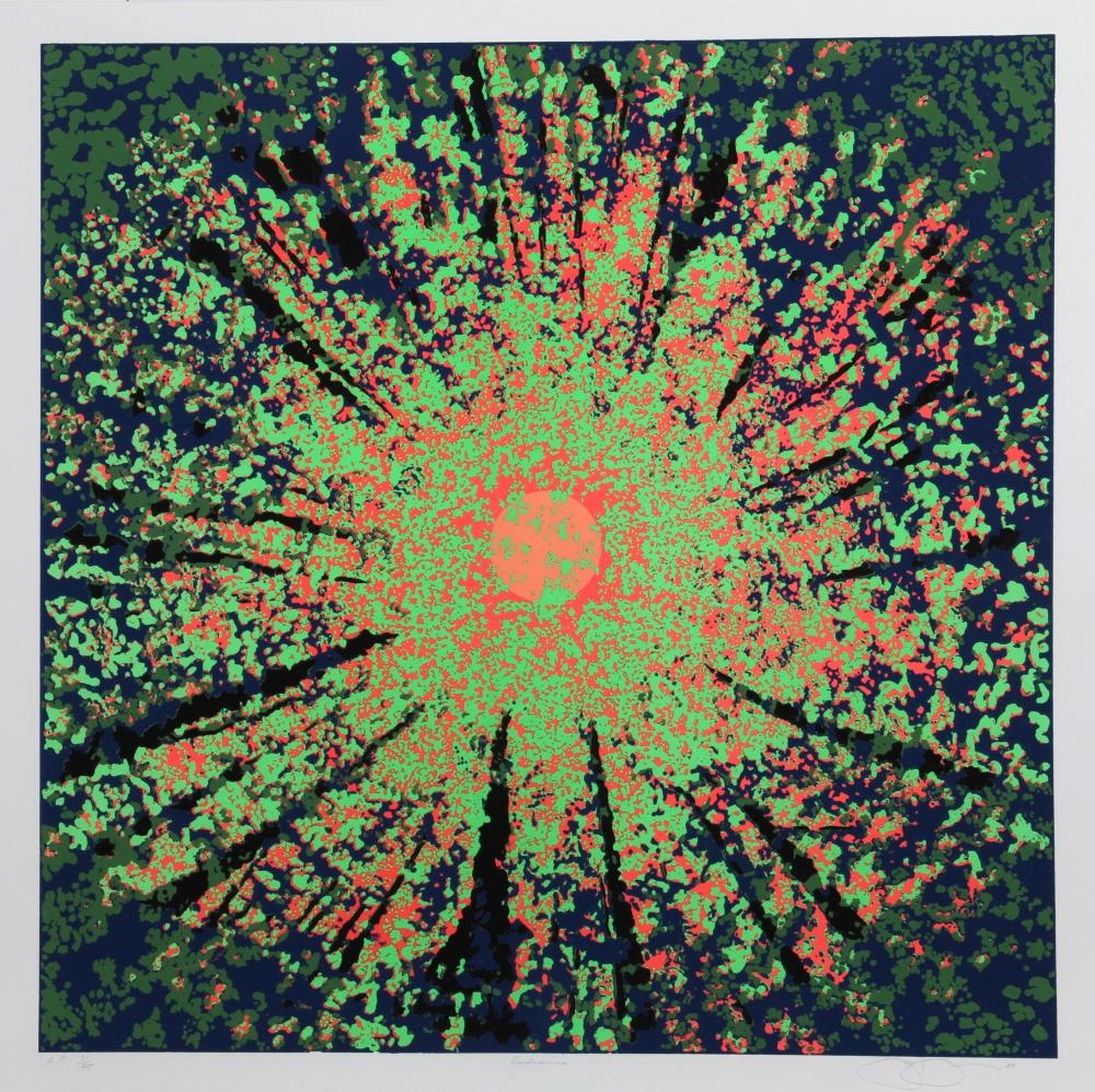 Artwork by Jon D'Orazio, Radiance, Made of Screenprint