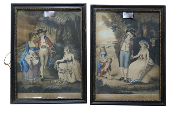 THE FOUR SEASONS by Robert Sayer