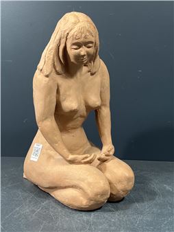 "Femme en méditation" - Paul van der Heyen