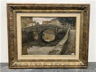 &quot; Pont à Bruges&quot; - Joseph Middeleer