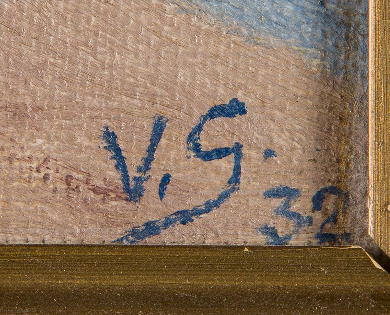 Artwork by Venny Soldan-Brofeldt, Beach Scene, Made of Oil On Canvas