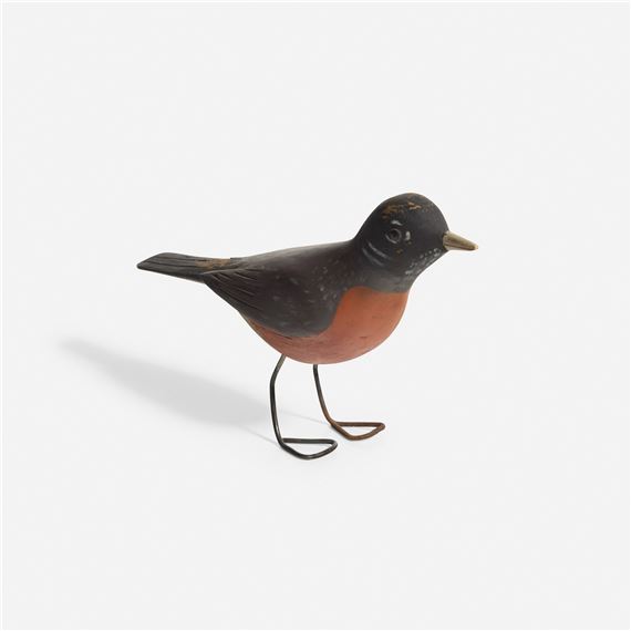 Augustus Aaron Wilson | Robin decoy (1930) | MutualArt