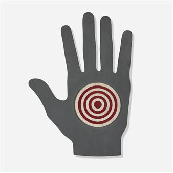 Untitled (Hand with Target - Sidney Geist