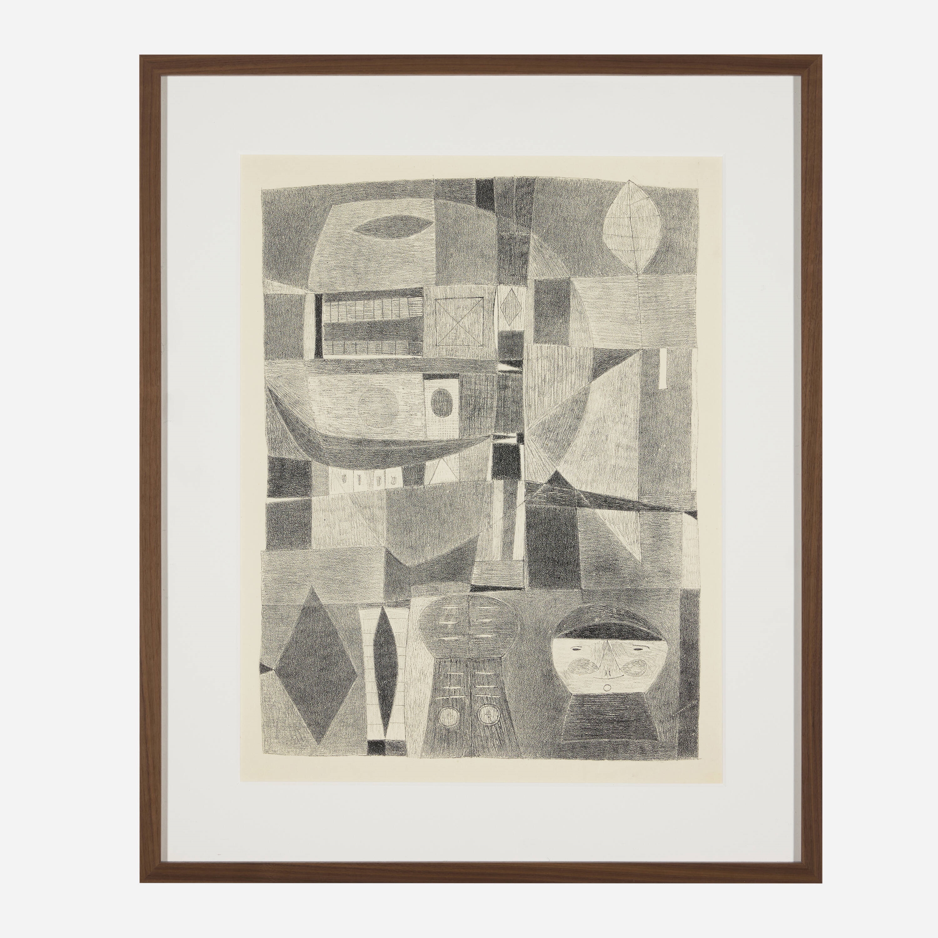 Artwork by Miyoko Ito, Lafcadio and His Conscience, Made of Lithograph