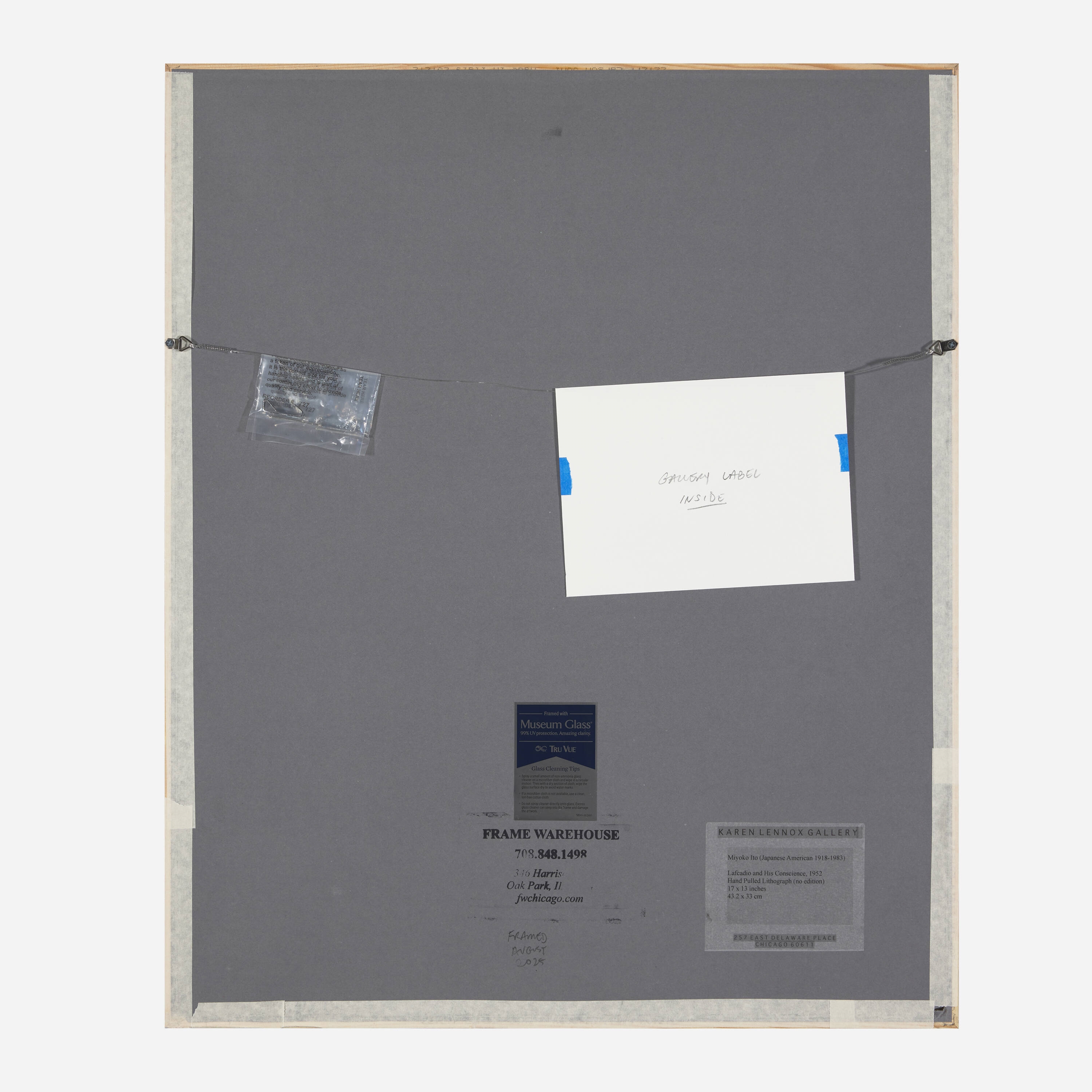 Artwork by Miyoko Ito, Lafcadio and His Conscience, Made of Lithograph